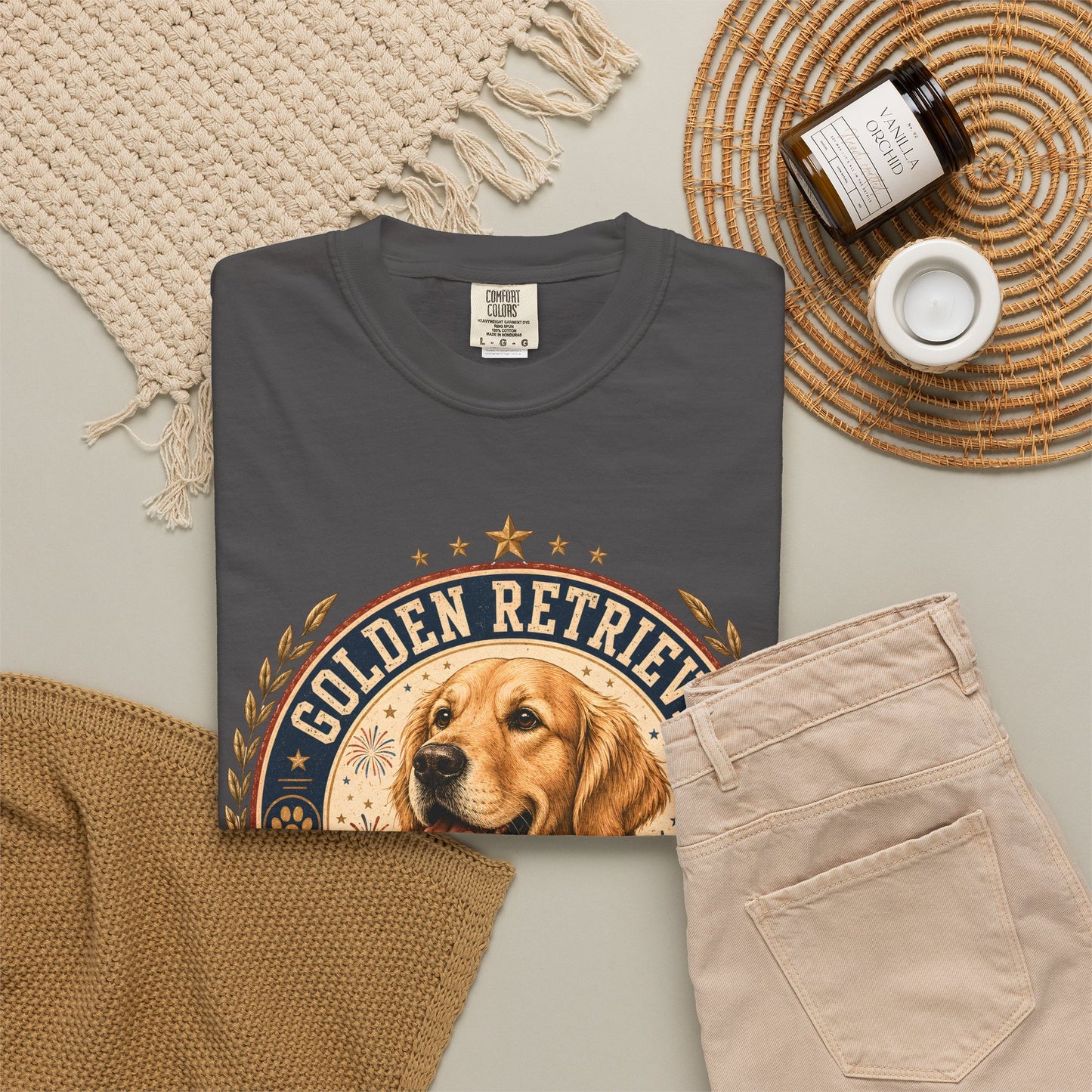 Golden Retriever Loyalty Club T-Shirt — Vintage Dog Lover Tee