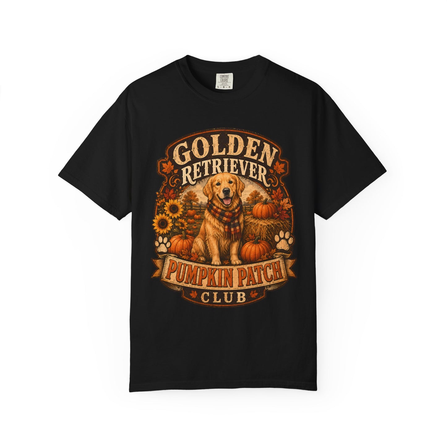 Golden Retriever Pumpkin Patch T-Shirt