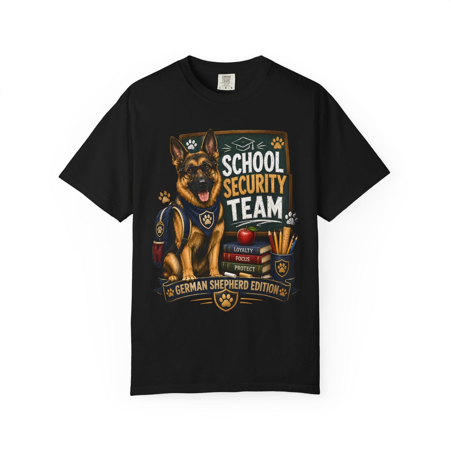 School Security Team German Shepherd T-Shirt