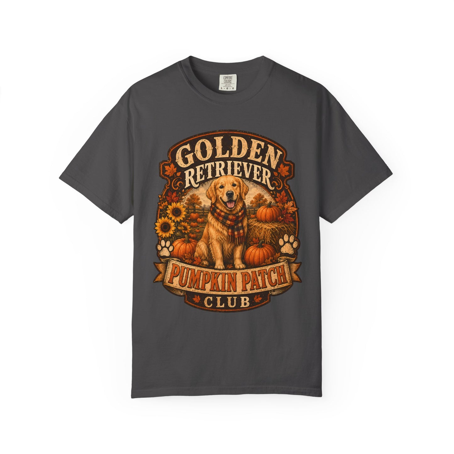 Golden Retriever Pumpkin Patch T-Shirt