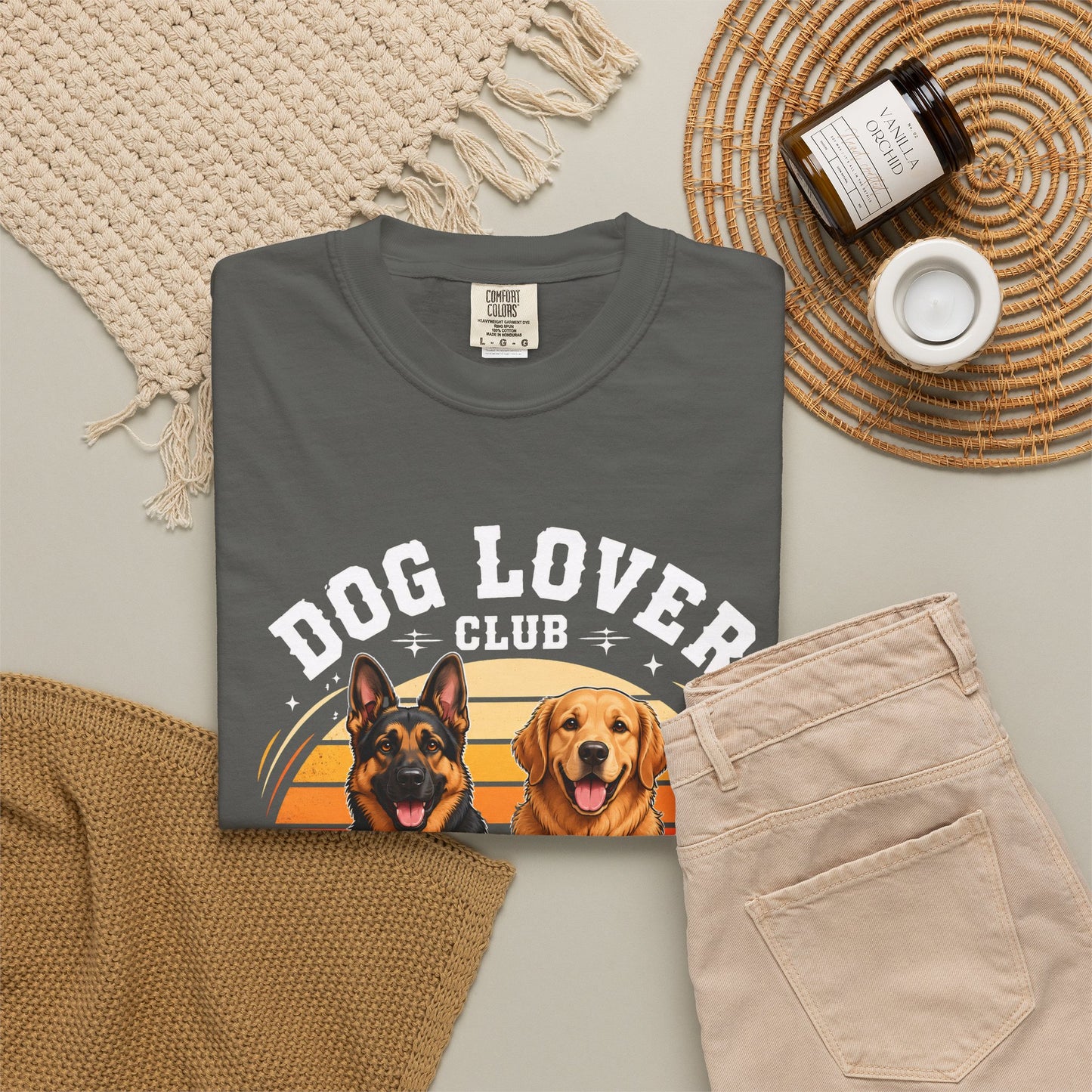 Dog Lover Club Forever - Unisex Garment-Dyed T-shirt