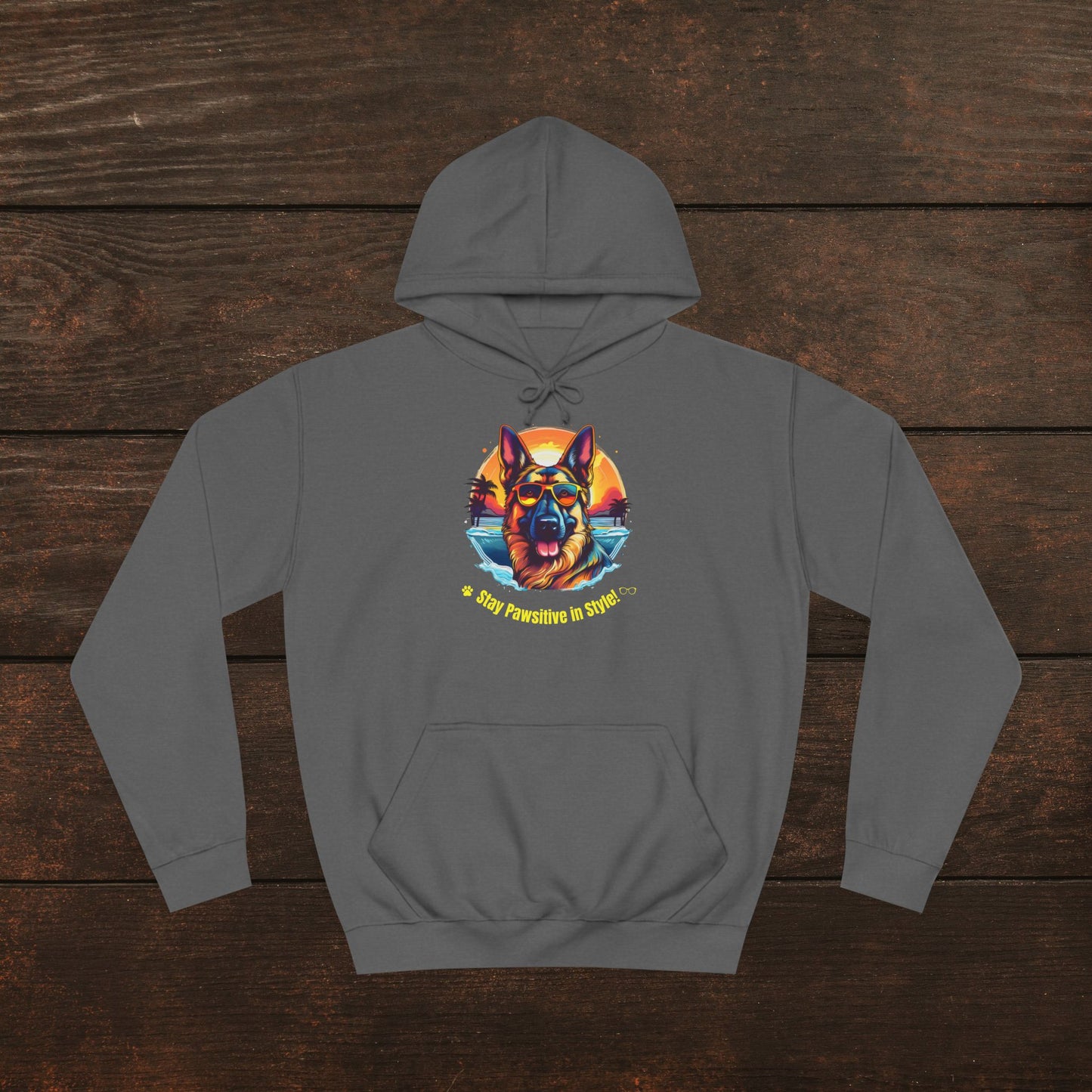 Stay Pawsitive in Style – Unisex College Hoodie 🐾🎨