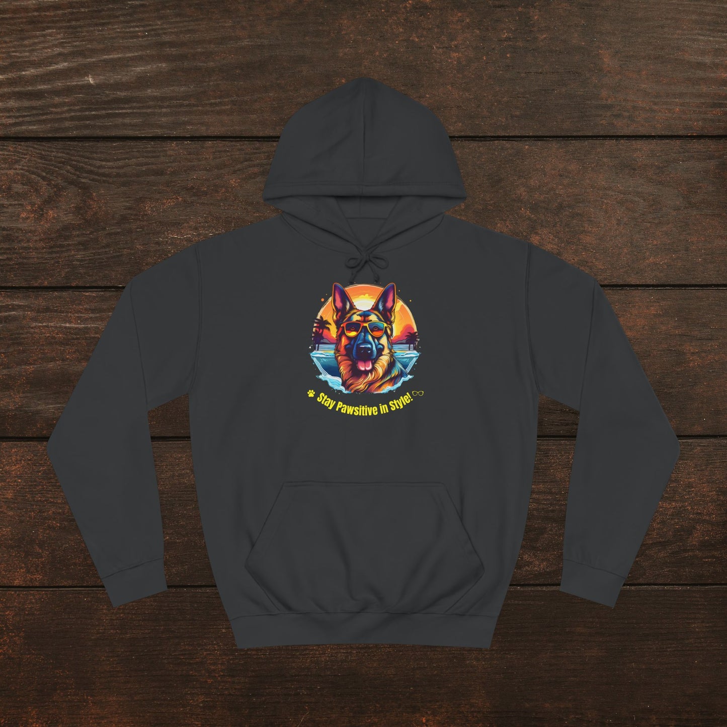 Stay Pawsitive in Style – Unisex College Hoodie 🐾🎨