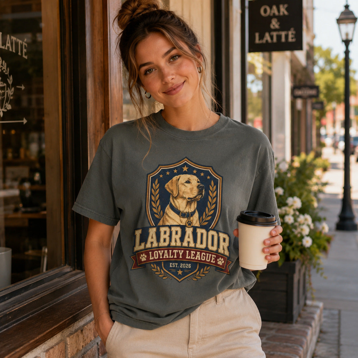 Labrador Loyalty League T-Shirt — Vintage Dog Lover Tee