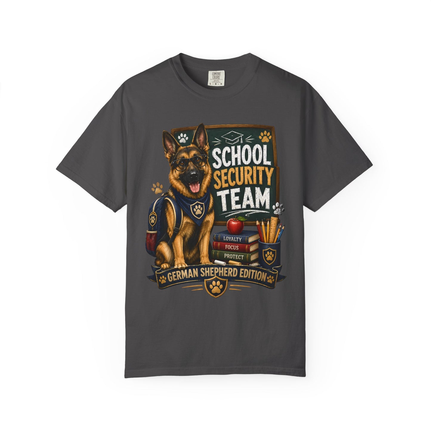 School Security Team German Shepherd T-Shirt