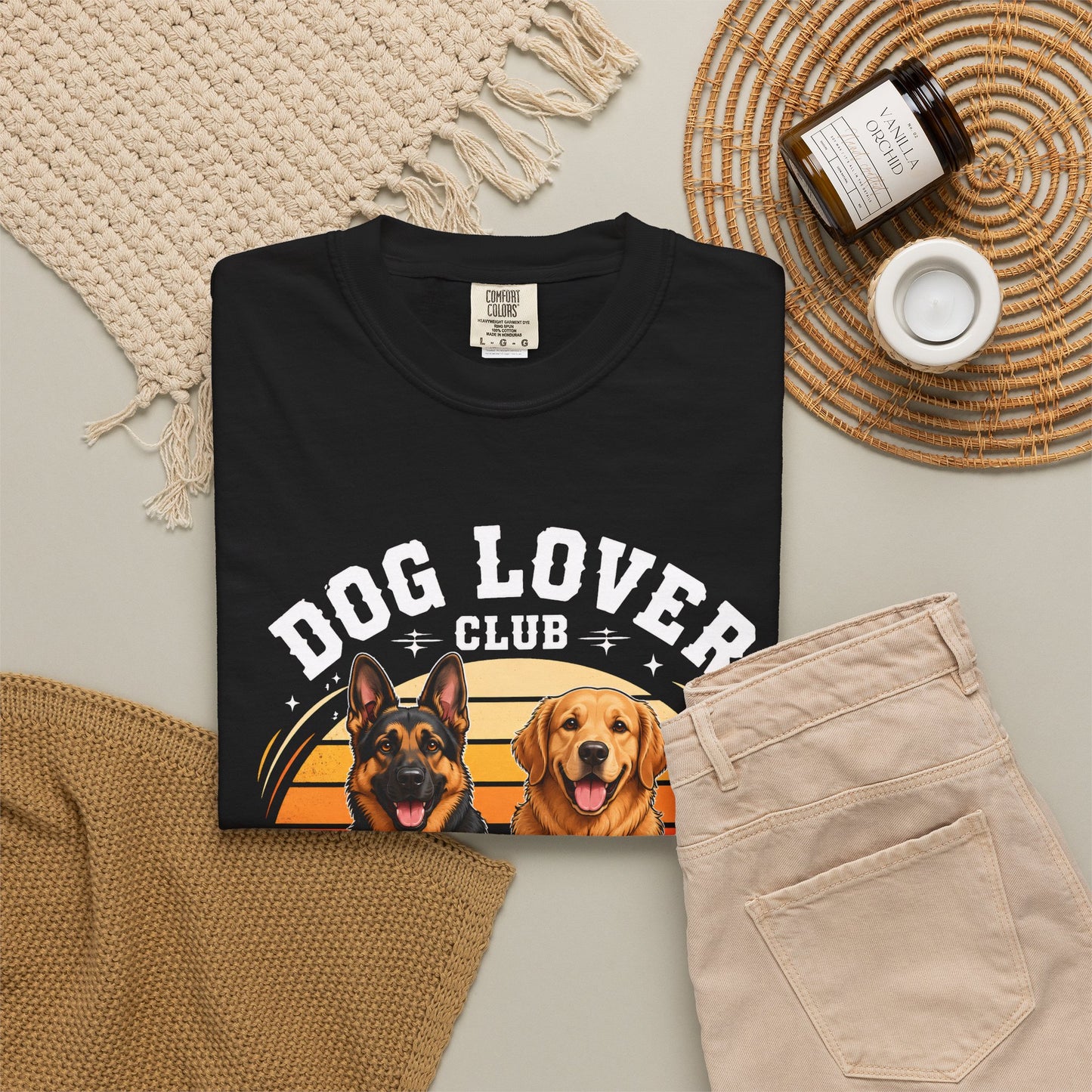 Dog Lover Club Forever - Unisex Garment-Dyed T-shirt