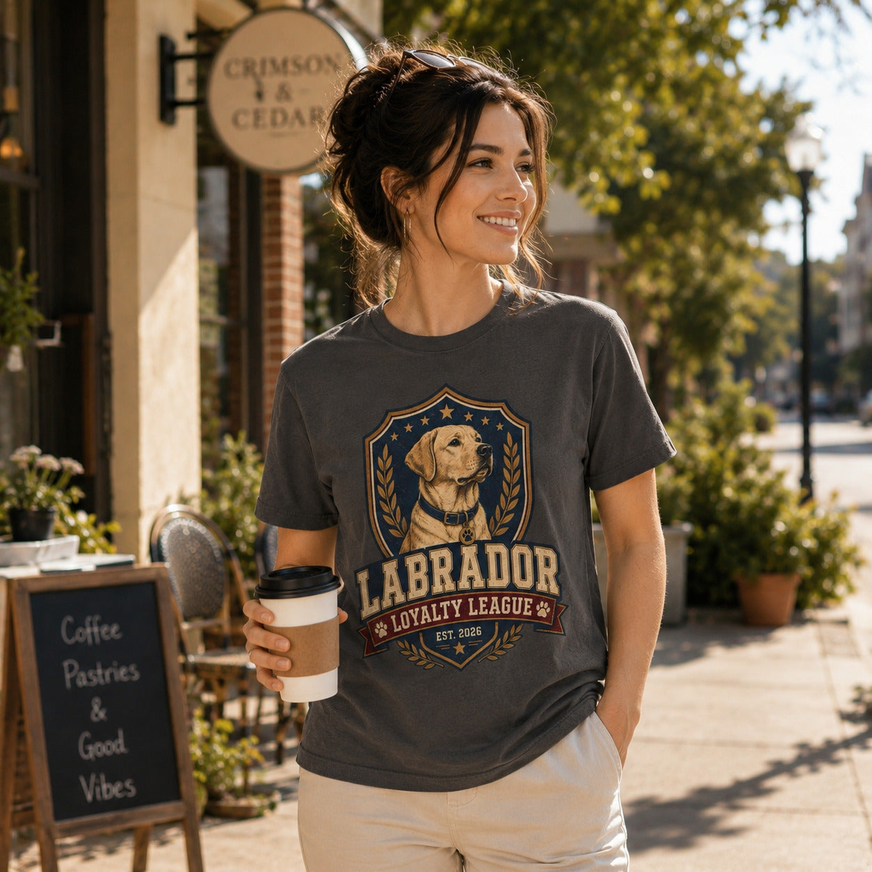 Labrador Loyalty League T-Shirt — Vintage Dog Lover Tee