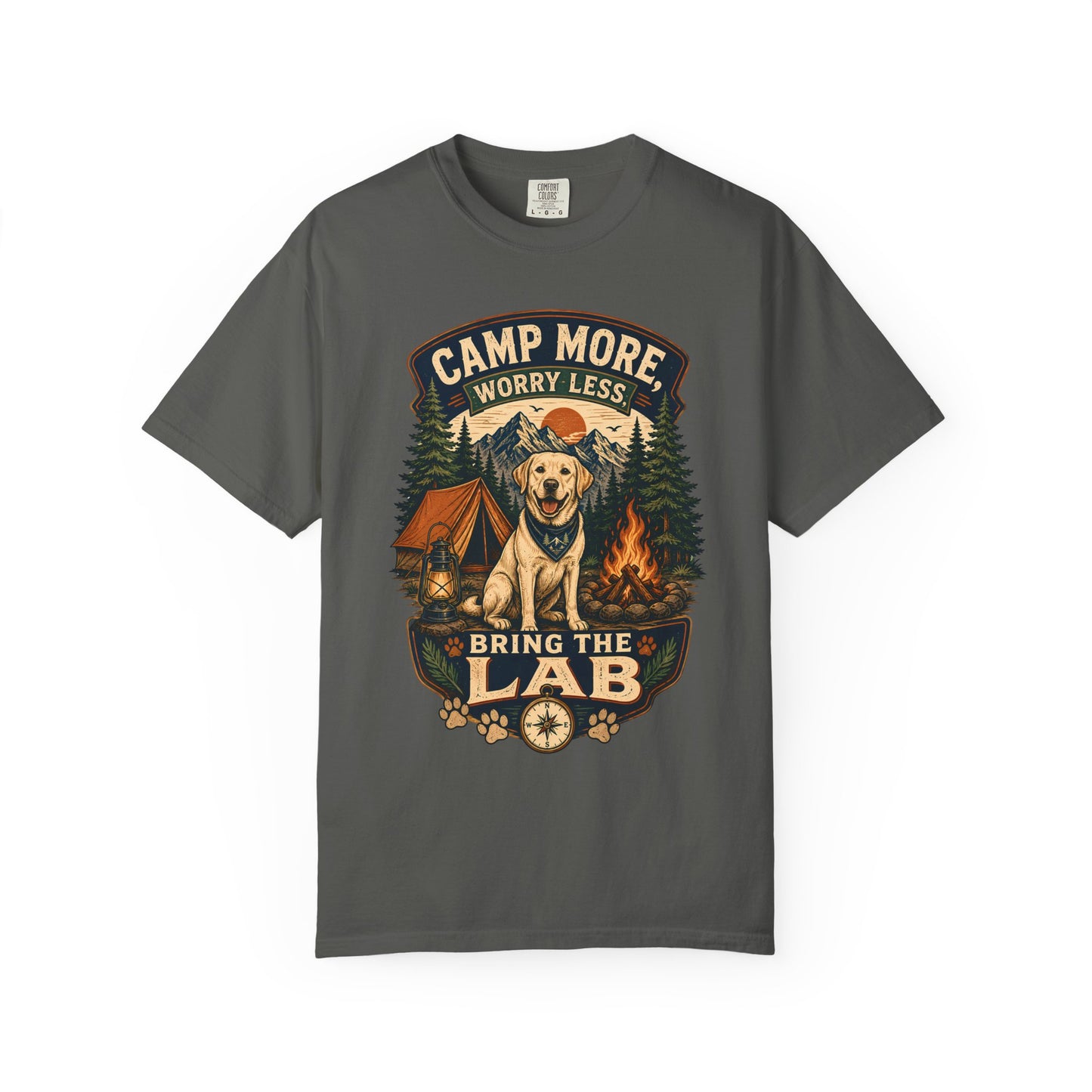 Camp More Worry Less - Bring the Lab T-Shirt