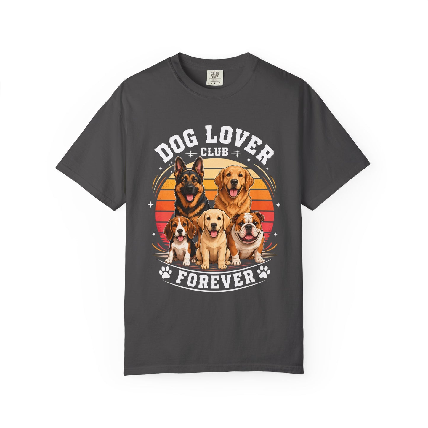 Dog Lover Club Forever - Unisex Garment-Dyed T-shirt