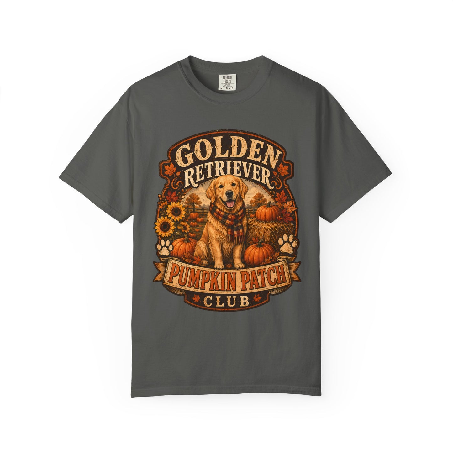 Golden Retriever Pumpkin Patch T-Shirt