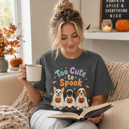Too Cute to Spook Graphite T-Shirt