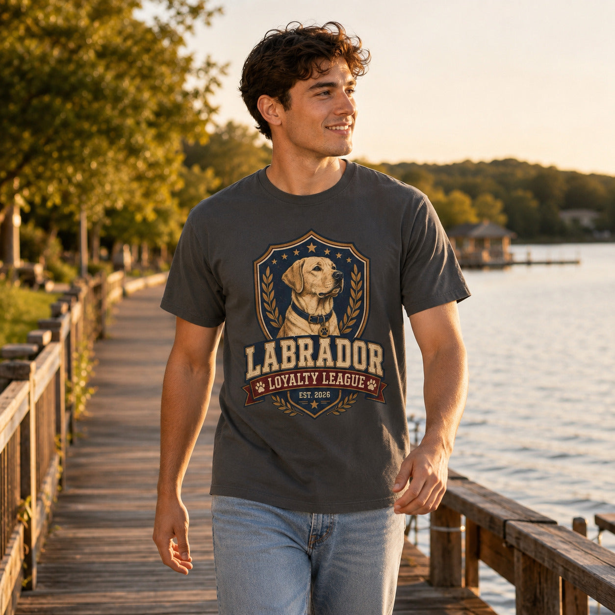 Labrador Loyalty League T-Shirt — Vintage Dog Lover Tee