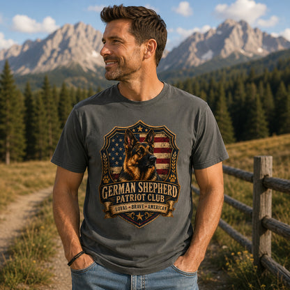 German Shepherd Patriot Club Pepper T-Shirt