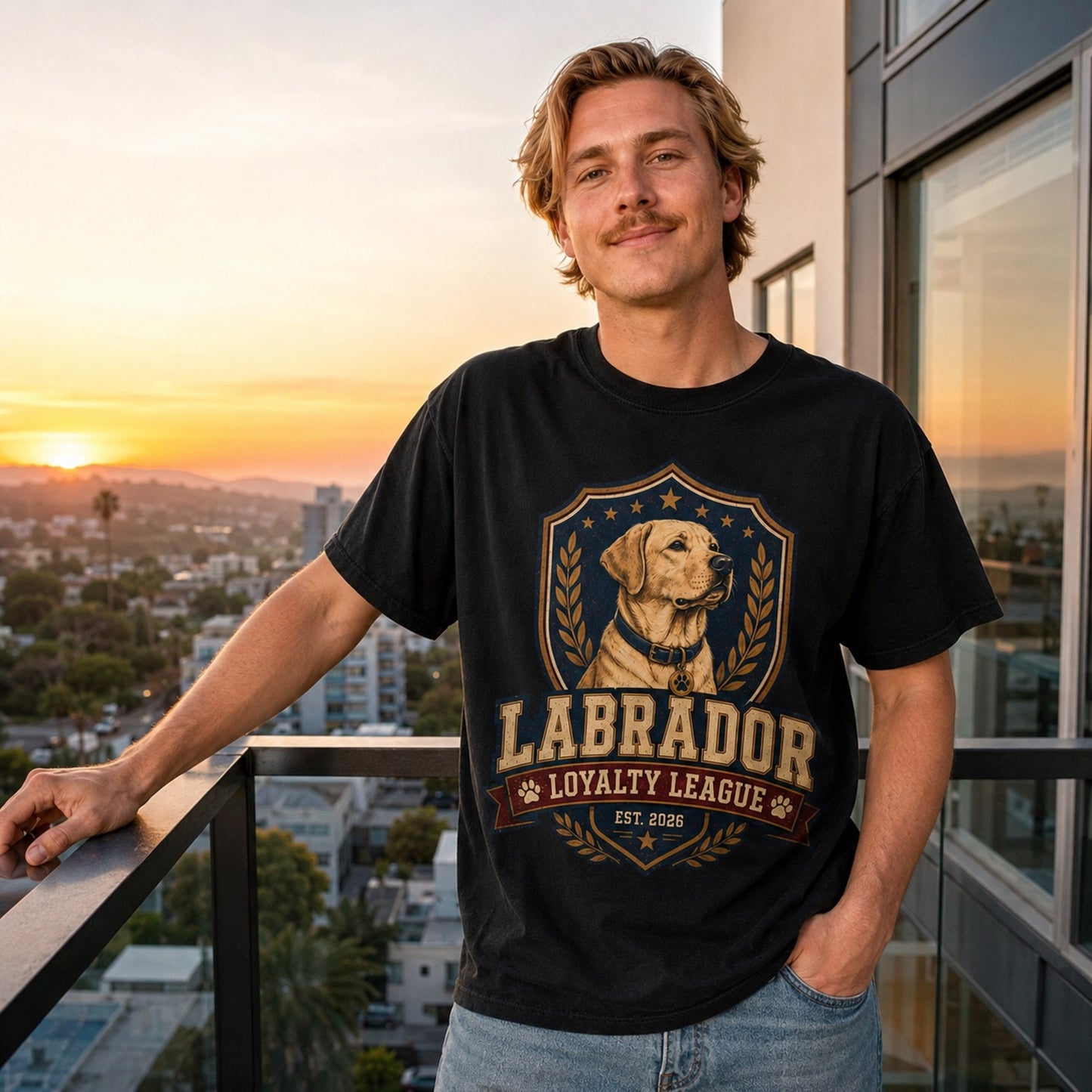 Labrador Loyalty League T-Shirt — Vintage Dog Lover Tee
