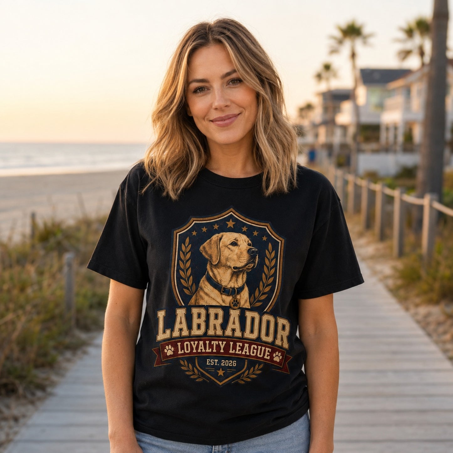 Labrador Loyalty League T-Shirt — Vintage Dog Lover Tee