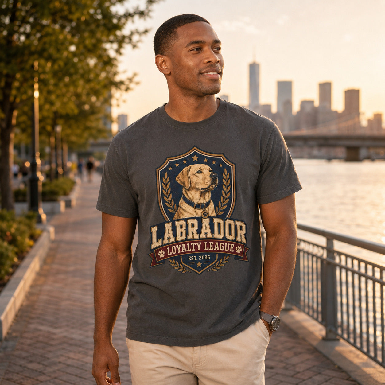 Labrador Loyalty League T-Shirt — Vintage Dog Lover Tee