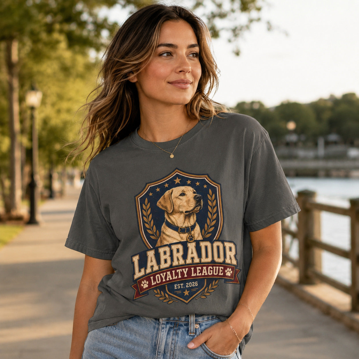 Labrador Loyalty League T-Shirt — Vintage Dog Lover Tee