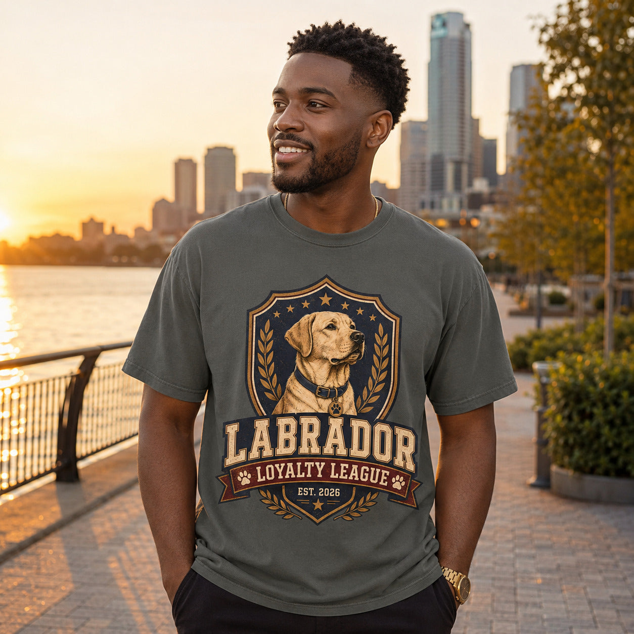 Labrador Loyalty League T-Shirt — Vintage Dog Lover Tee