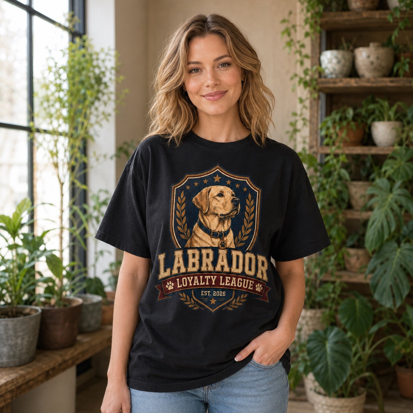 Labrador Loyalty League T-Shirt — Vintage Dog Lover Tee