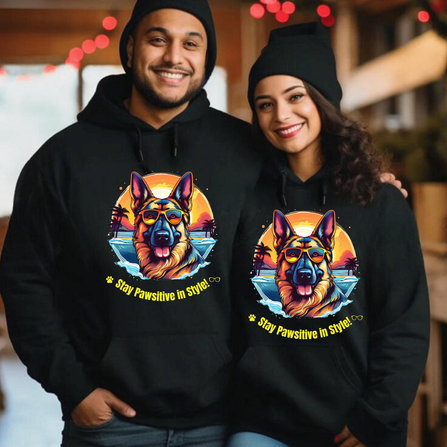 Stay Pawsitive in Style – Unisex College Hoodie for Dog Lovers 🐾❄️