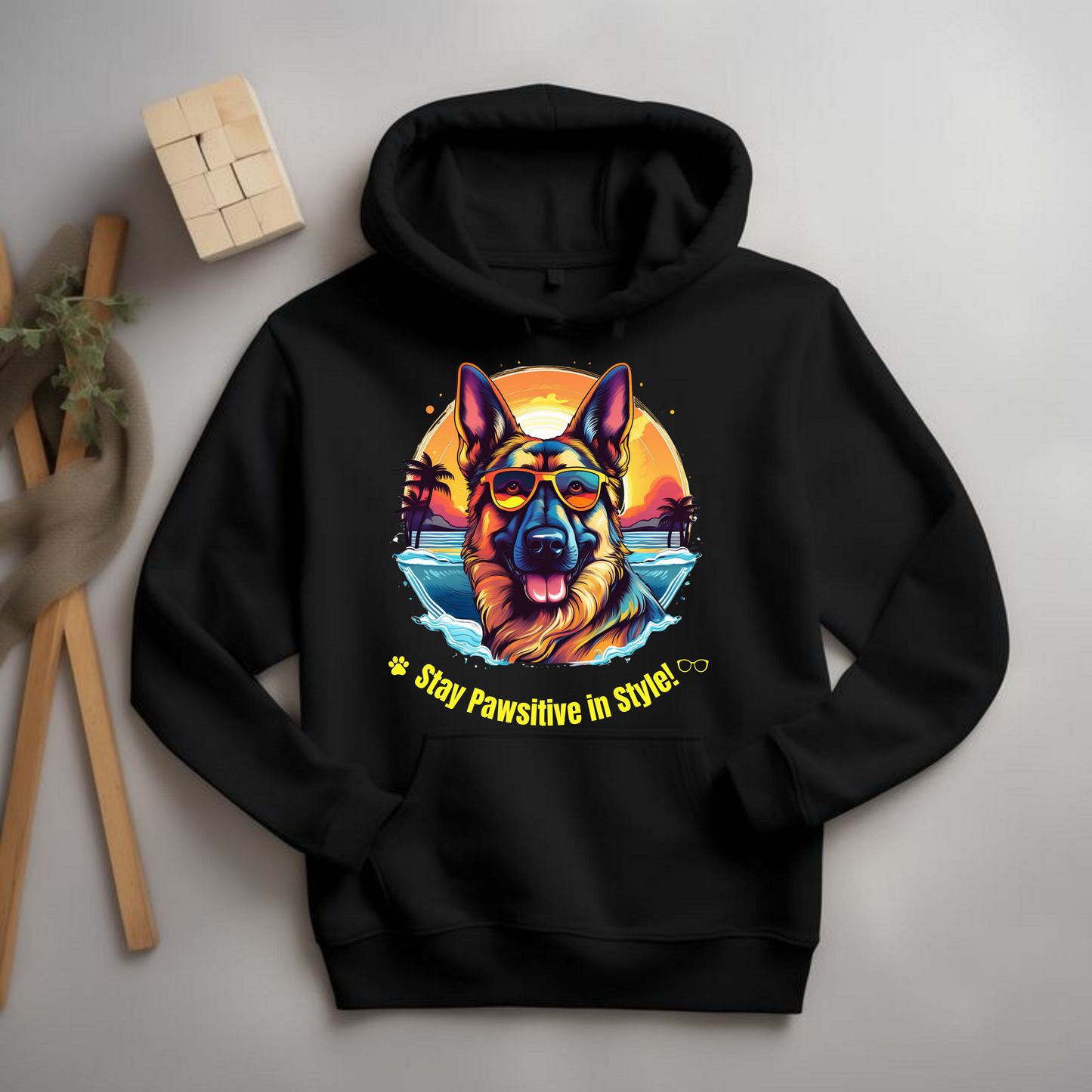 Stay Pawsitive in Style – Unisex College Hoodie for Dog Lovers 🐾❄️